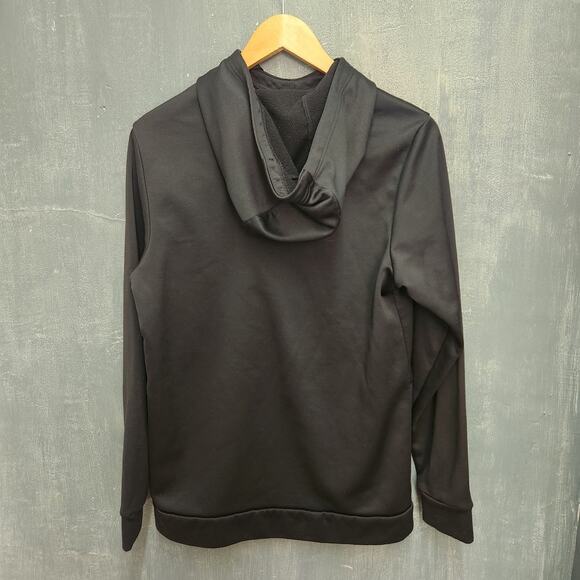 Nike Therma-FIT Hoodie Men’s Black Training Pullover Sweatshirt Zip Pocket Small - Picture 5 of 9